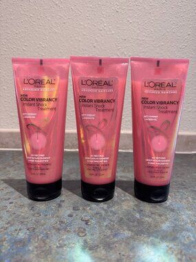 L'Oreal Color Vibrancy Lightweight Melting Mask for Hair - 3 Pack